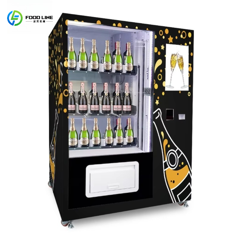 Wine Beer Champagne - ماكينة بيع المشروبات المخصصة مع نظام
