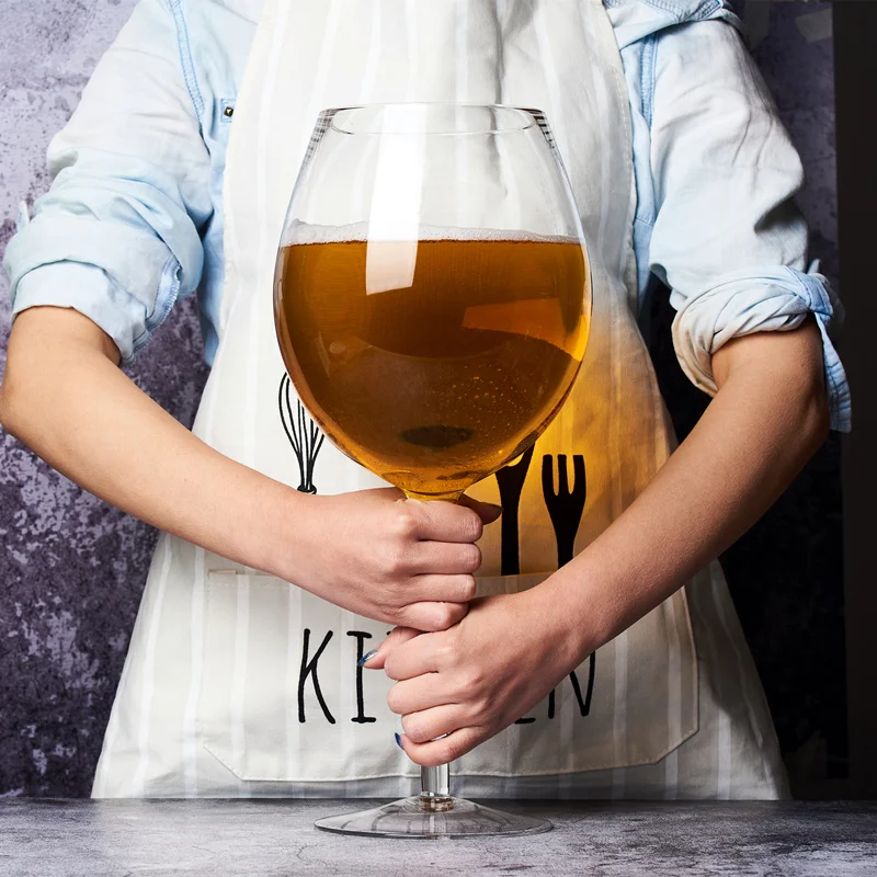 Wine To Beer To Liquor - كأس نبيذ عملاق سعة 3000 مل