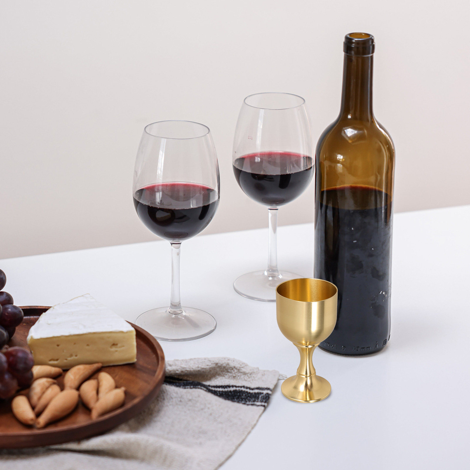 كأس نحاسي بتصميم عتيق أنيق متع - مراجعة Wine To Beer To Liquor وسعره