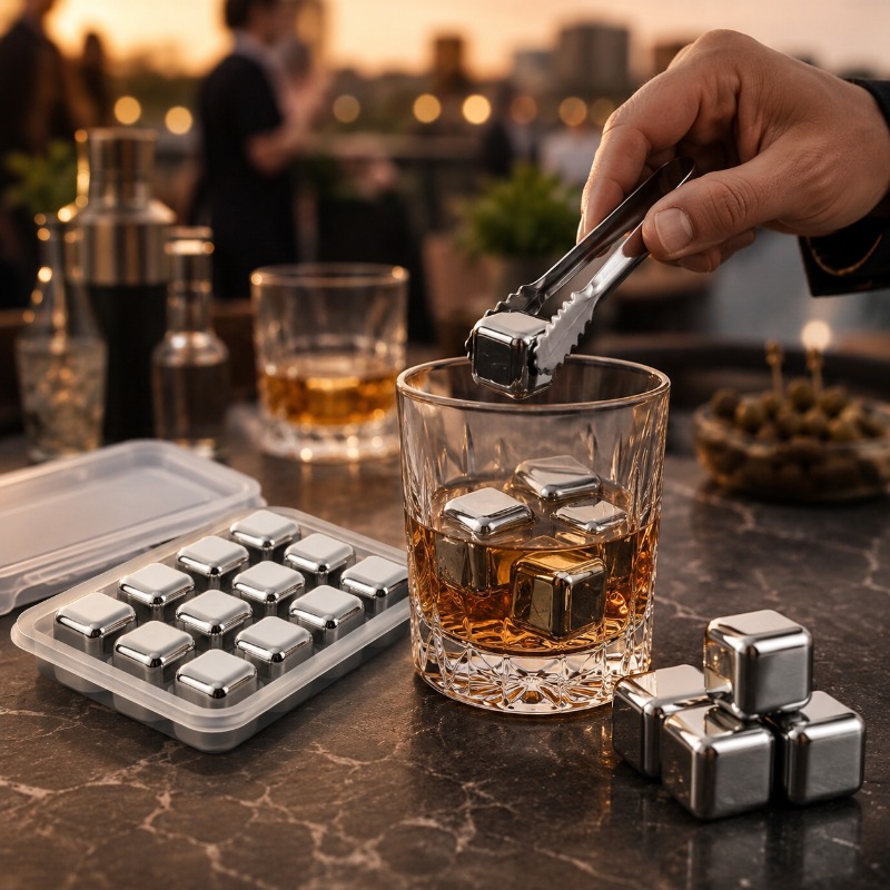 مجموعة مكعبات ثلج معدنية من ال - مراجعة Beer Wine Reus وسعره