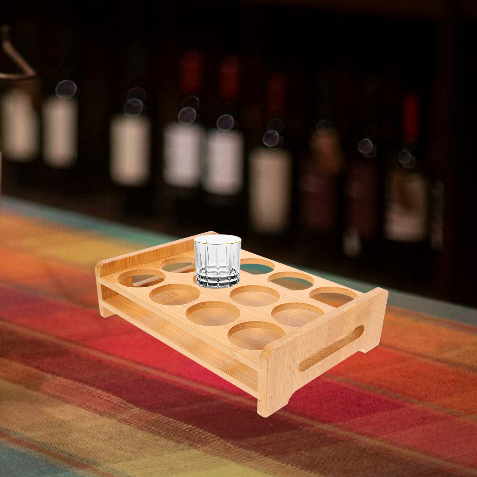 حامل عرض أكواب الشوت من الخيزر - مراجعة Wine Beer Rack وسعره