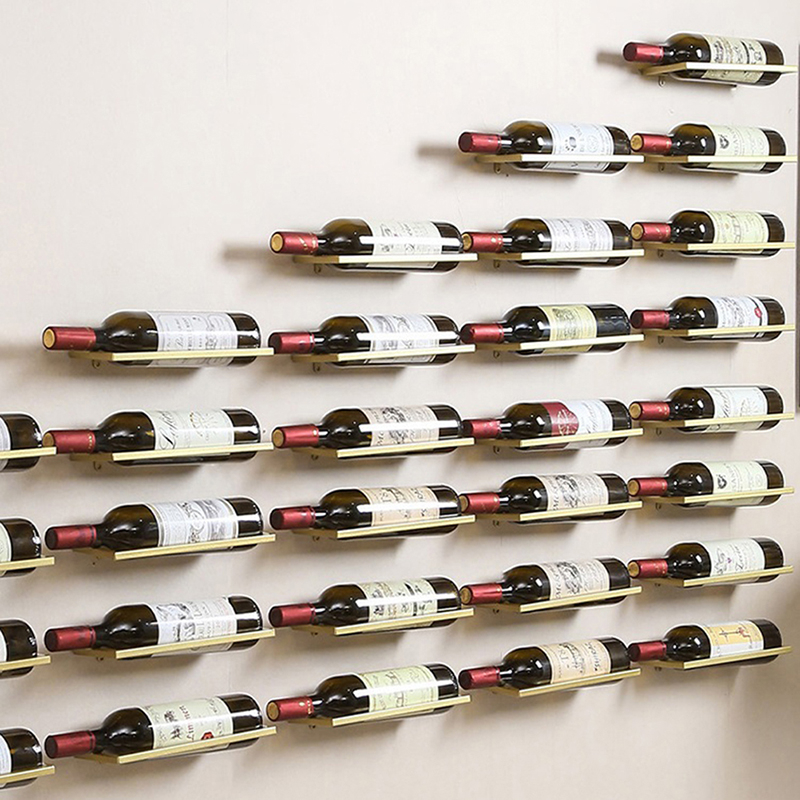 حامل رف نبيذ مثبت على الحائط ، - مراجعة Wine Beer Champagne وسعره