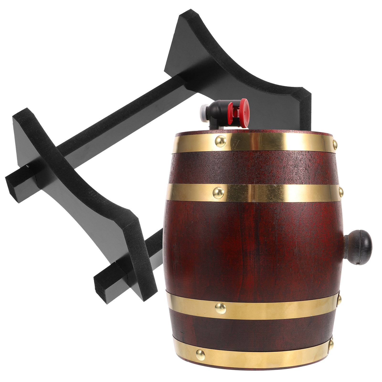 1 مجموعة برميل خشبي للنبيذ سعة - مراجعة Wine To Beer To Liquor وسعره