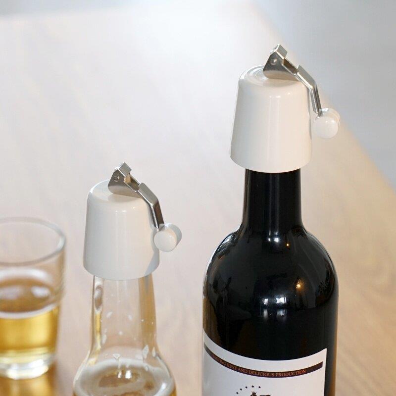 سدادة زجاجات نبيذ من السيليكون - مراجعة Wine To Beer To Liquor وسعره