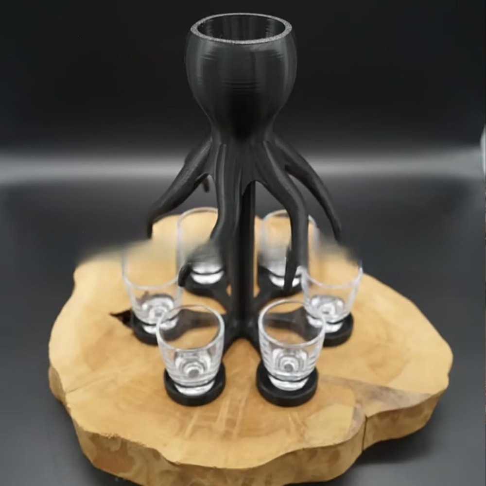 موزع نبيذ بـ 8 فتحات مطبوع بتق - مراجعة Wine To Beer To Liquor وسعره