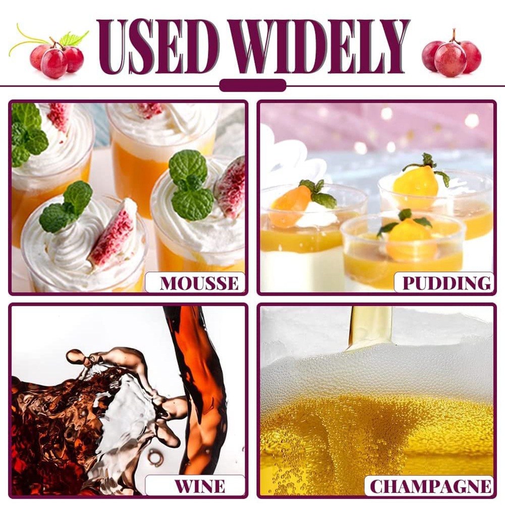 50 قطعة من أكواب النبيذ البلاس - مراجعة Wine Beer Champagne وسعره