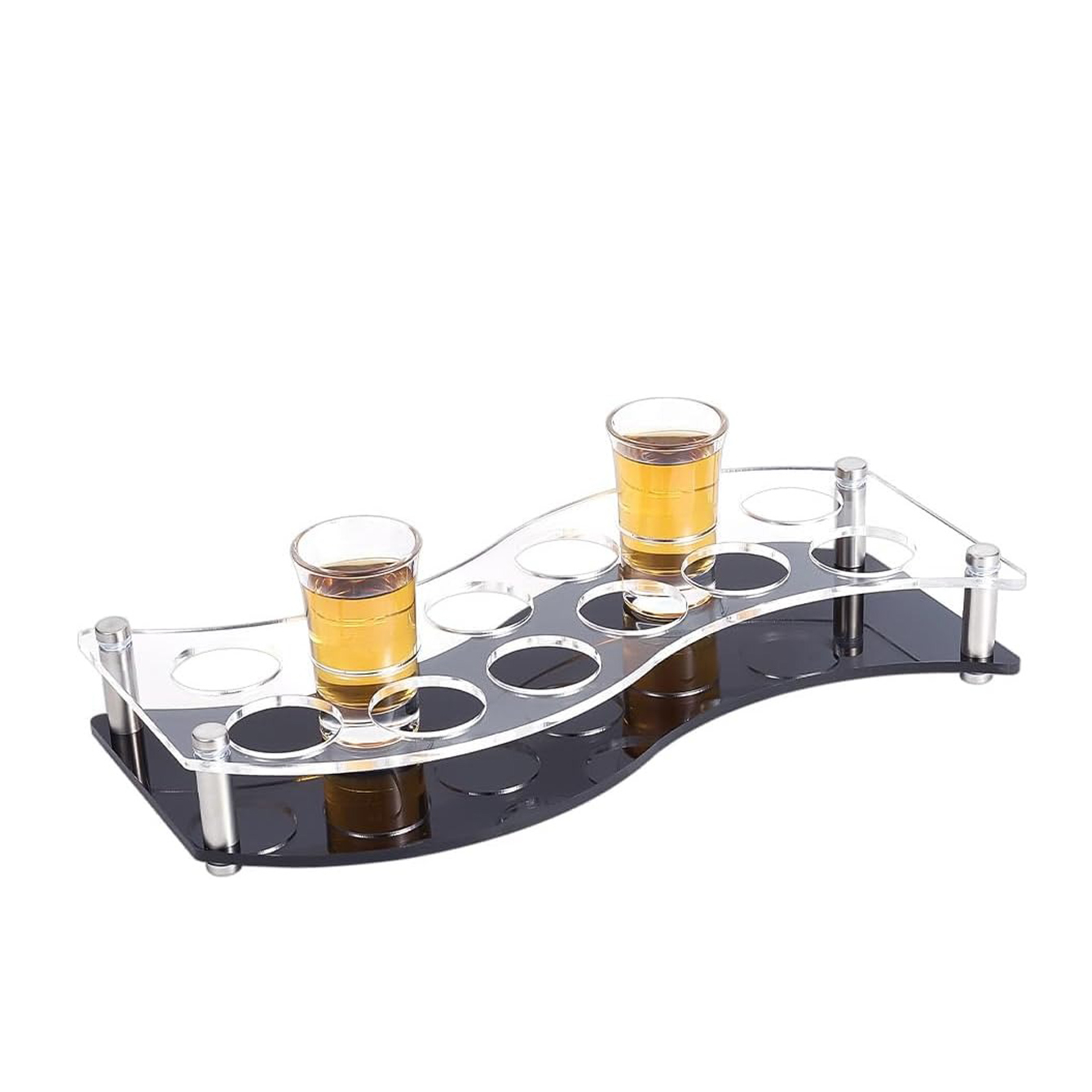 حامل أكواب شوت بـ 12 فتحة، رف  - مراجعة Wine Beer Rack وسعره