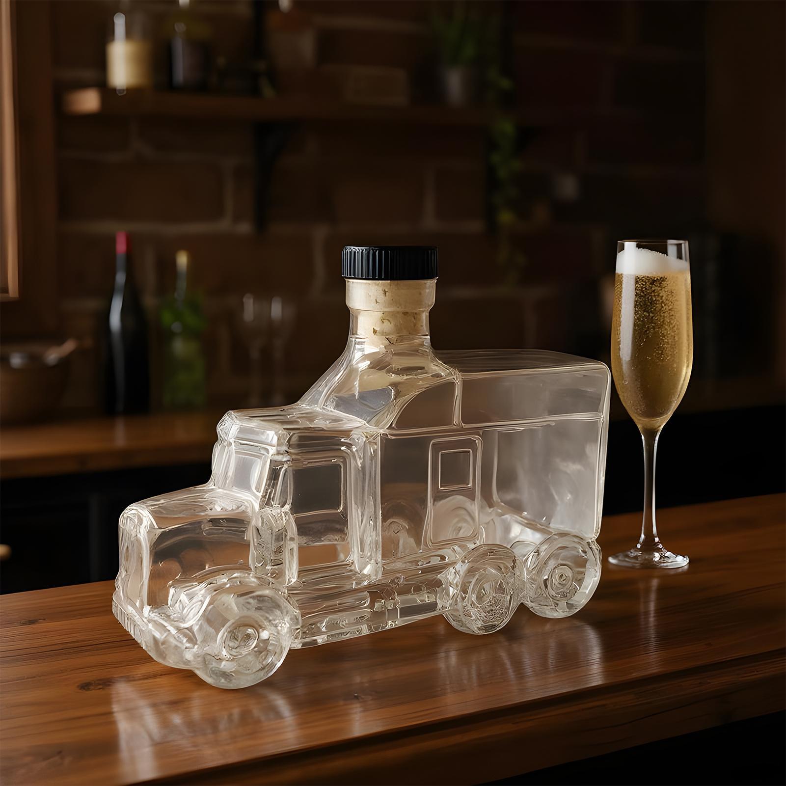 375 مللي زجاجة الدورق الزخرفية - مراجعة Wine To Beer To Liquor وسعره