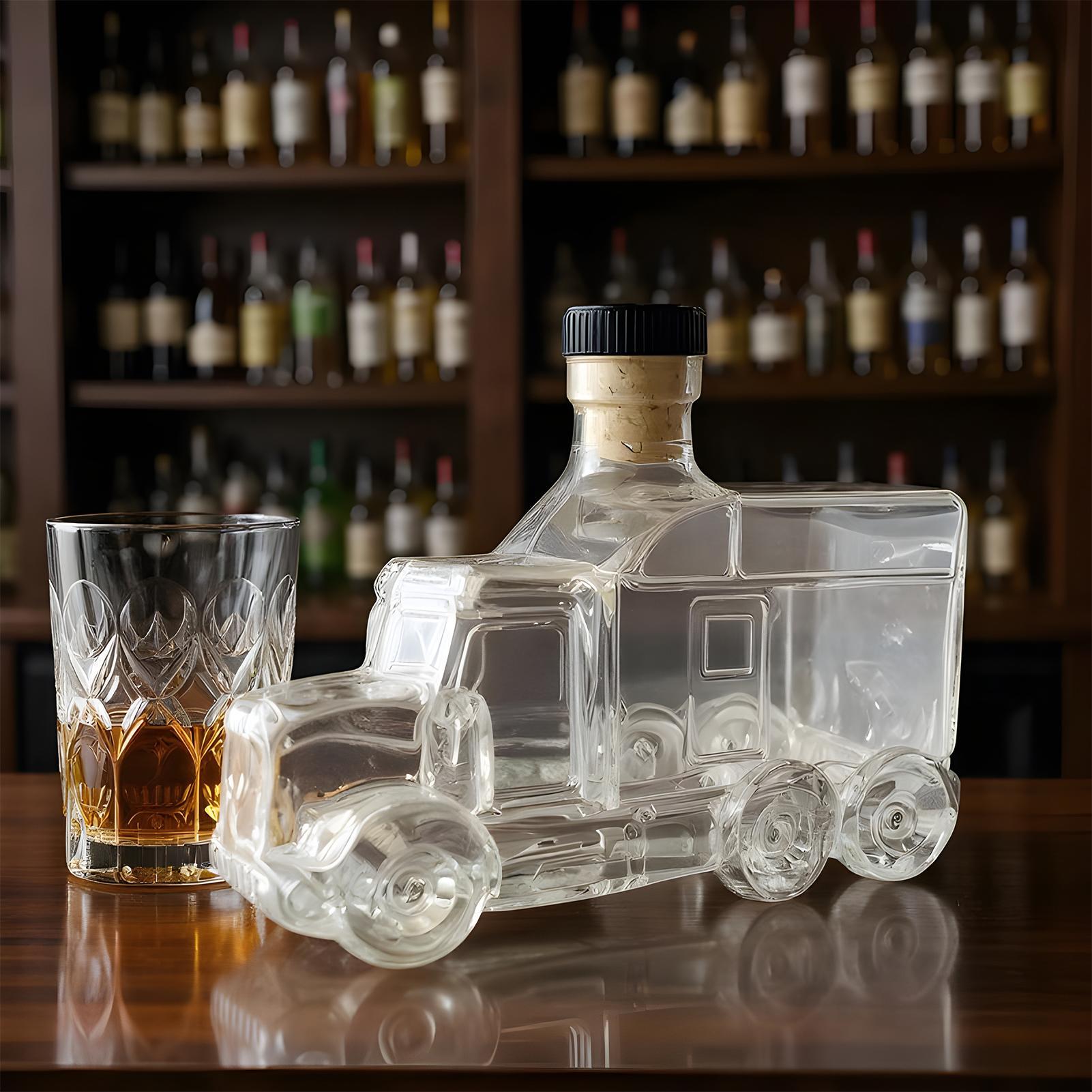 375 مللي زجاجة الدورق الزخرفية - مراجعة Wine To Beer To Liquor وسعره