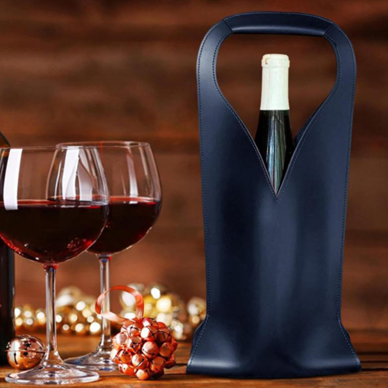 حقيبة هدايا النبيذ الجلدية ذات - مراجعة Wine Beer Champagne وسعره